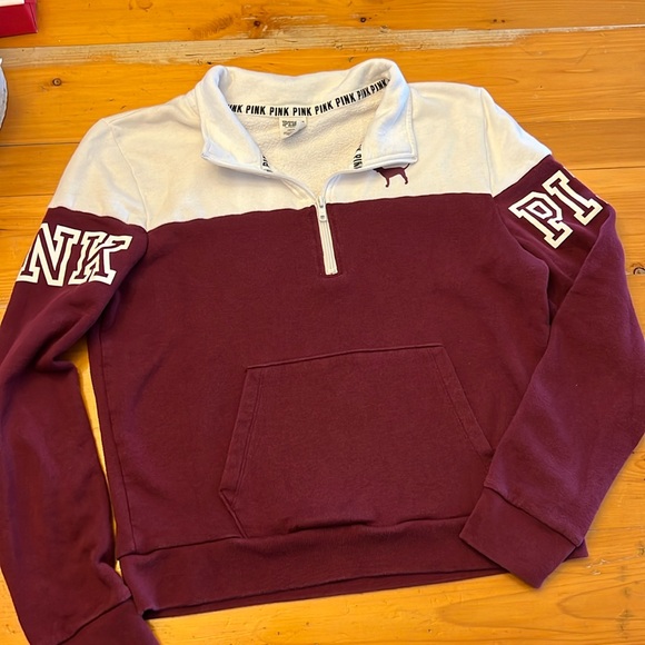 PINK Victoria's Secret Tops - DONATING SOON!!  Cropped sweatshirt
